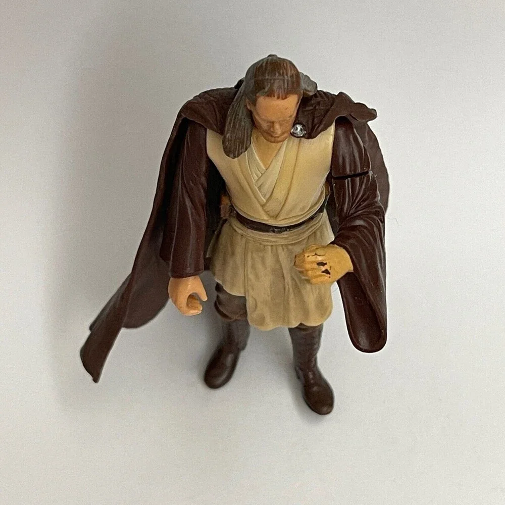 Hasbro‎ LFL Star Wars Qui-Gon Jinn Jedi Master Naboo 1999 Figure 4